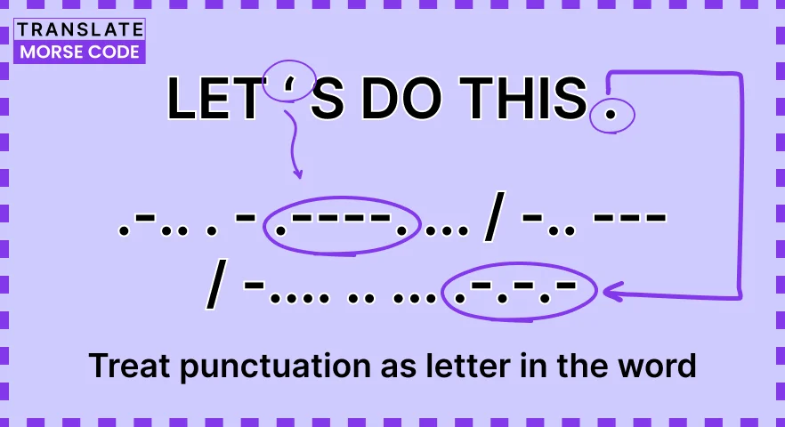 Treat Punctuation as a Letter in the Word